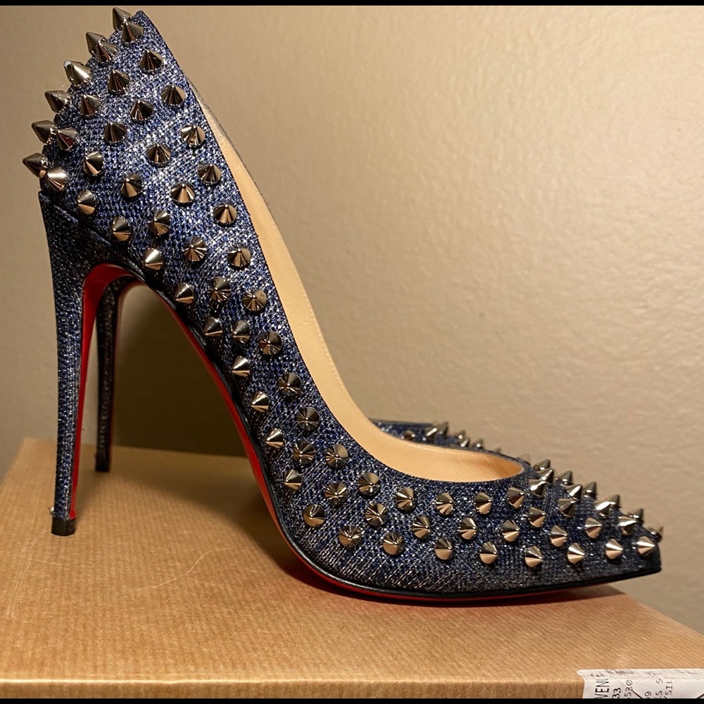 Christian Louboutin Denim Spikes 36.5